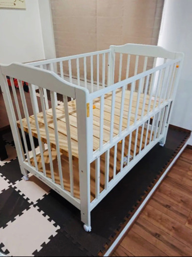 【美品】カトージ　ベビー ベッド&マットレス