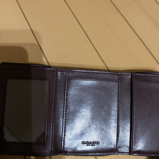 COACH 二つ折り財布 紫
