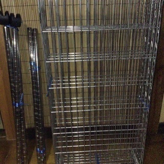 【受け渡し内定しました】中古・ドウシシャメタルラック4段/90㎝です。