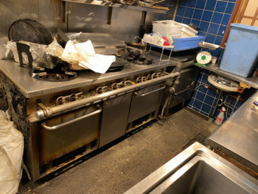 ガス台　オーブン付き