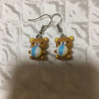 リラックマ  サンリオ　ピアス　イヤリング　アクセサリー　ハロウ...