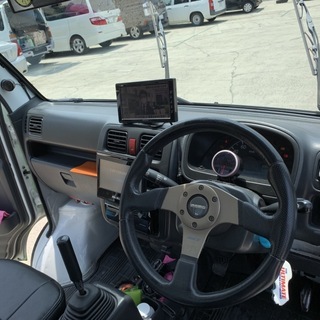 値下げ！カスタム 軽トラ！スズキ　キャリイ　DA64T　構造変更済み　４インチリフトアップ　４WD　MTの画像