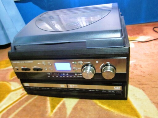 レコード、CD、カセットテープ、マルチプレーヤー、リモコン無し