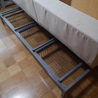 【取引完了】無印良品ソファーベッド ※9月13日にリサイクルセンターへ処分予定の画像