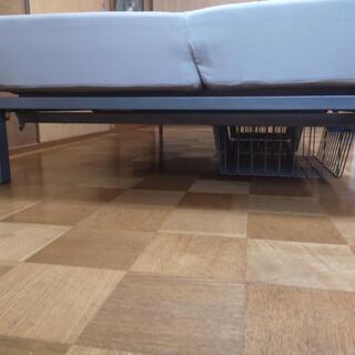 【取引完了】無印良品ソファーベッド ※9月13日にリサイクルセンターへ処分予定の画像