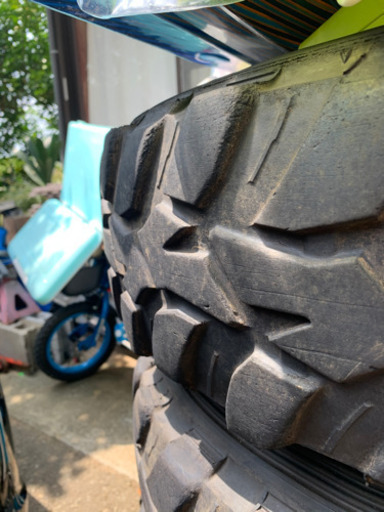 ジムニー　グラントレックMT2 7.50R16  ja22 純正ホイールセット