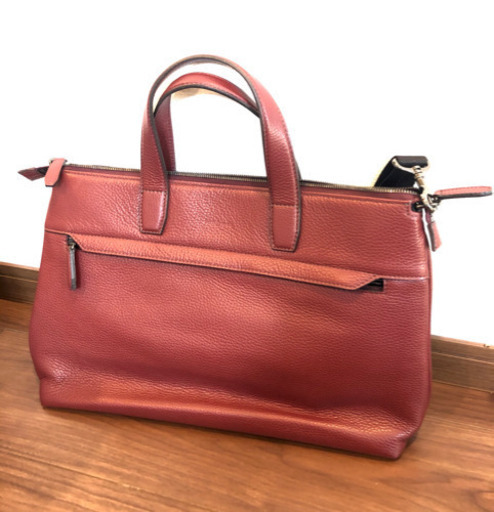 フジタカ★美品★2way イーナ レザービジネスバッグ A4