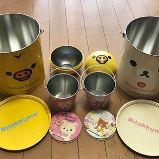 リラックマ☆ブリキ缶いろいろの画像
