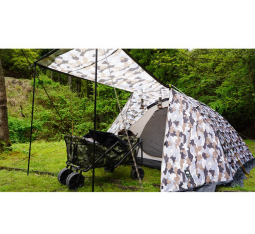 LOGOS テント　カモフラ　XL