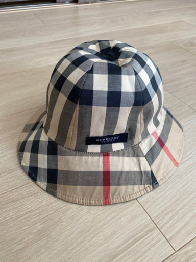 【美品】Burberry バーバリー　子供帽子　帽子　ハット