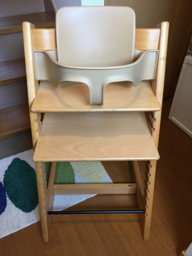 【ベビーチェア】ストッケ　トリップトラップ　ベビーガード付き