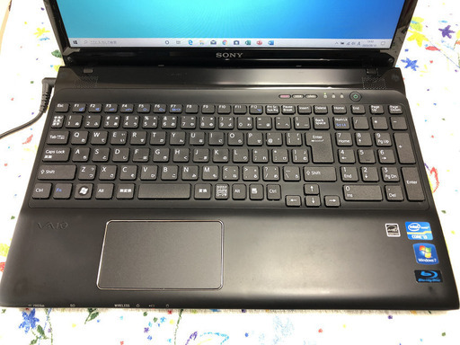 中古　SONY VAIO SVE15115FJB Core i3からCore i5へ換装　新品SSD 240GB 6GBメモリ