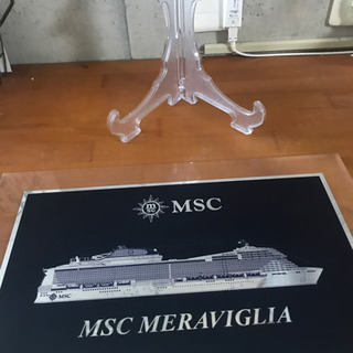 MSCクルーズ　船　豪華客船　置物　盾の画像
