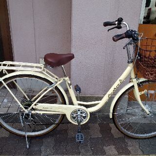 granthiam[グランサム]26吋 ファッションサイクル 外装6段/LED