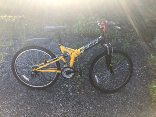 折りたたみ式マウンテンバイク 商談中