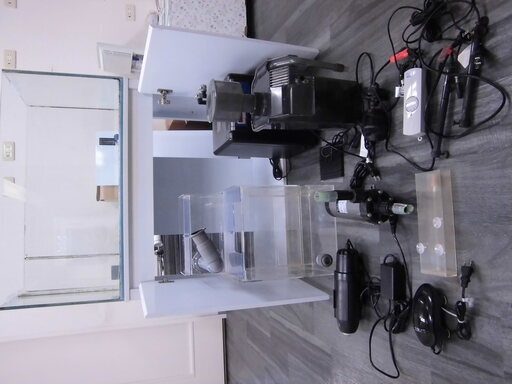 ★引取に来られる方限定★オーバーフロー式90cmガラス水槽セット