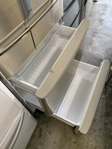 パナソニック 550L 6ドア ノンフロン冷蔵庫 NR-F553T-S Panasonic