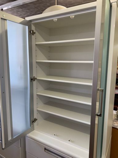美品　ニトリ　食器棚　戸棚　