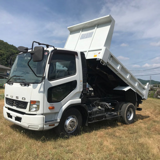 H25 三菱 ファイター 3.5t 強化ダンプ 走行少