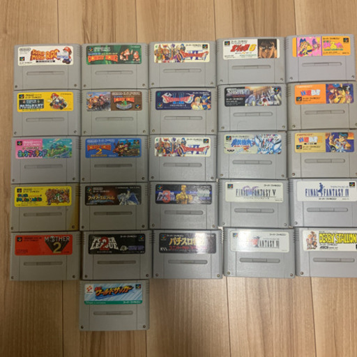 スーパーファミコン カセット26本 ファミコン15本 任天堂64 3本