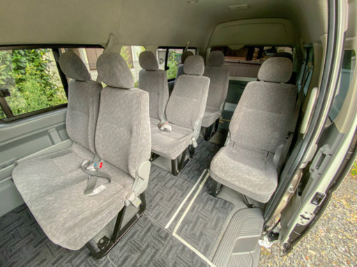 ハイエース　グランドキャビン　後部座席セット