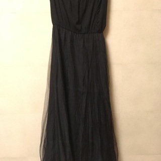 黒 ワンピースチュールドレス オズモーシス の画像