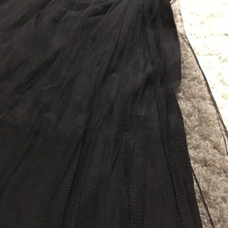 黒 ワンピースチュールドレス オズモーシス の画像