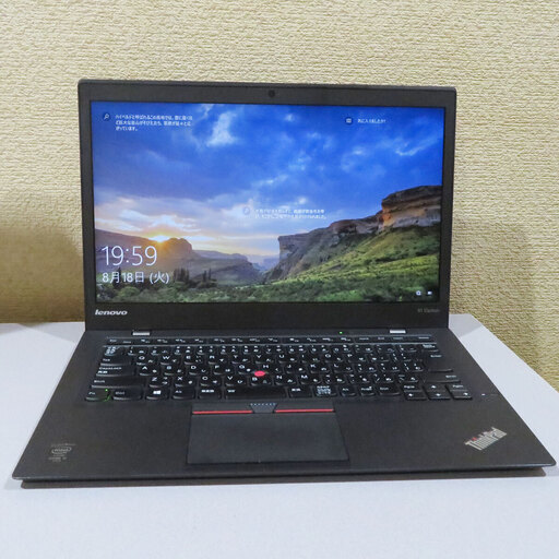 Lenovo ThinkPad X1 Carbon 2015 第5世代Corei5+SSD128GB+8Gメモリ搭載！薄ボディ快速モバイル14型FHD液晶 全国発送