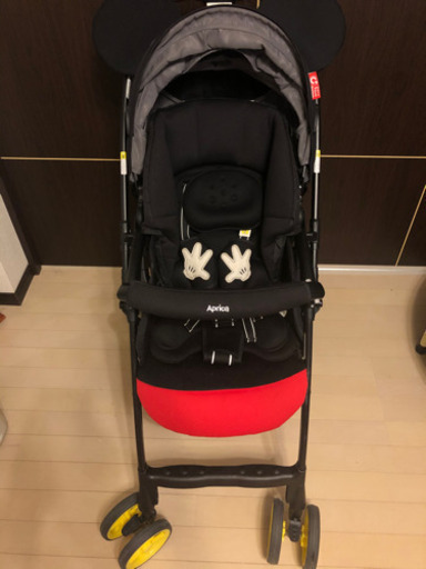 アップリカベビーカーミッキーモデル　定価 : ¥53,460(税込) ★チャイルドシート同時購入合計額から2千円引き！