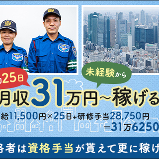 ★すぐ働けて、すぐ稼げる★空調服で夏も快適勤務◎週1～OK☆日払いOK☆入社祝金MAX8万☆面接交通費 サンエス警備保障株式会社 横浜支社 井土ヶ谷の画像