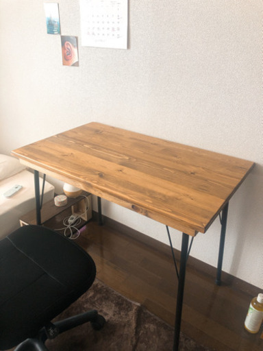 お取引先決定＊オシャレデスク＊テーブル＊アイアン脚＊アンティーク
