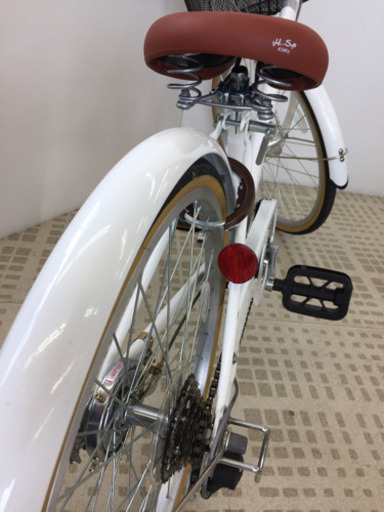 (21) 22インチ オートライト 6段ギア自転車 A19AB08090 新品未使用品 ▲