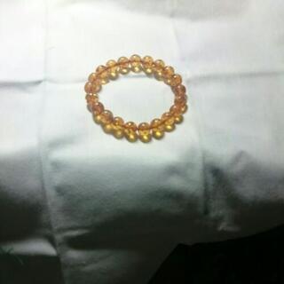 琥珀ブレス(数珠) 合成琥珀の画像