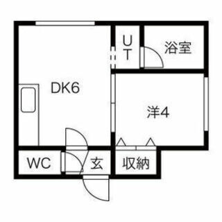 🥚【菊水・1DK】最新セキュリティ電子錠設置♪♪広々物置もあります☆シューズボックス有☆ - 不動産