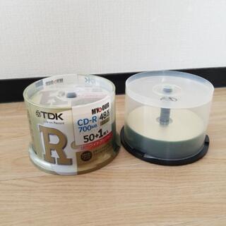 CD-R　700MB　未開封50枚+1枚、開封済み20枚