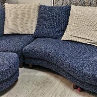 値下げ♡オシャレなカウチソファ＋クッション4つセット