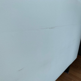 ニトリのホワイト×ブラウンのコーナーソファです!!の画像