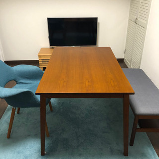 引渡し者様決定致しました　ダイニングテーブル　ベンチ　セット　NOCE