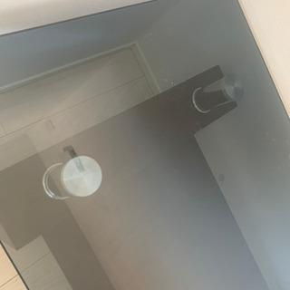 センターテーブル　ガラステーブル　オシャレなテーブル　説明書ありますの画像