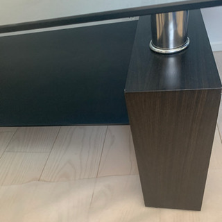 センターテーブル　ガラステーブル　オシャレなテーブル　説明書ありますの画像