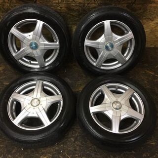 【BS ECOPIA EX20C 155/65R13】夏タイヤ 4本【Weds JOKER 社外 マルチ 13インチ 4J4HPCD100/110/114.3+42】ワゴンR ライフ等　(VTE219) クレジットカード QR決済可能