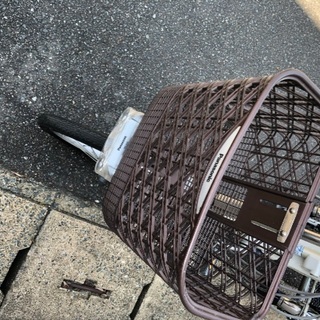 電動自転車 三輪 パナソニック 大容量バッテリーの画像