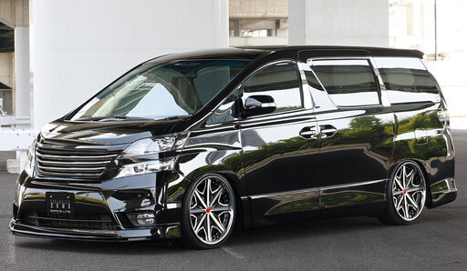 トヨタ　ベルファイア用　フロントハーフスポイラー　グリル