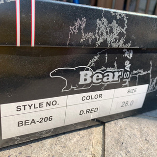 Bear USA ハイカット エナメル スニーカー 28cmの画像