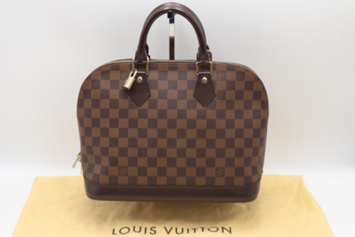 《LOUIS VUITTON/ダミエ アルマPM》Aランク 袋 極美品 ブラウン
