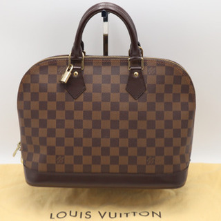 《LOUIS VUITTON/ダミエ アルマPM》Aランク 袋 極美品 ブラウン