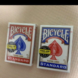 bicycle トランプ　赤　青の画像