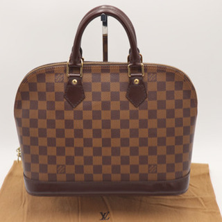 LOUIS VUITTON ダミエ アルマPM  ABランク 袋 美品 ブラウン LOUIS VUITTON ダミエ アルマPM ABランク 袋 美品 ブラウン