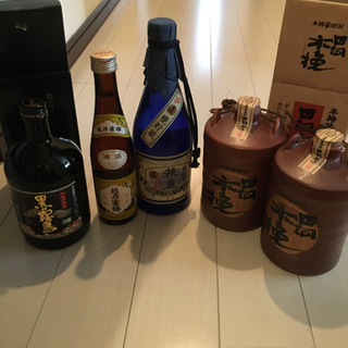 黒霧島　越乃寒梅　他　5本セット