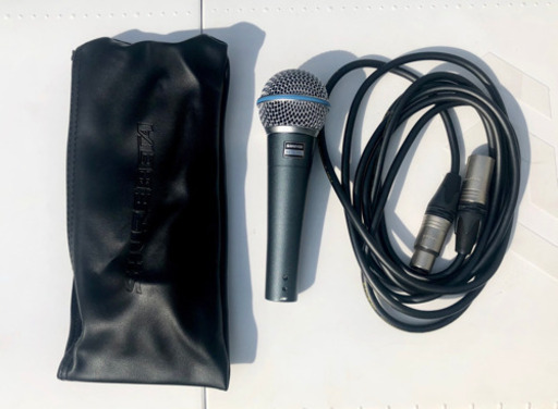 超美品！定番マイク！SHURE BETA58Aと小型ミキサーのセット+キャリーケース